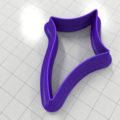 SHIELD#8 Left - Set of 5 Polymer Clay Cutters #50870