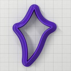 SHIELD#8 Right - Set of 5 Polymer Clay Cutters #50843