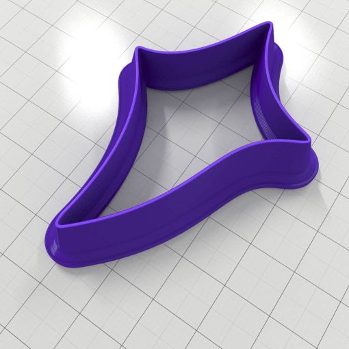 SHIELD#8 Right - Set of 5 Polymer Clay Cutters #50875