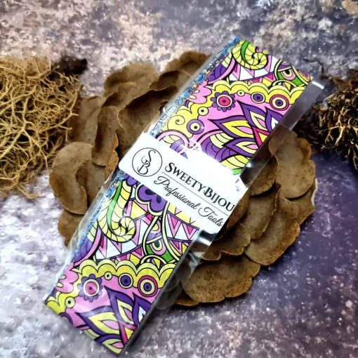 10 colorful Transfer Foils "Hippie style textile 4" #52659