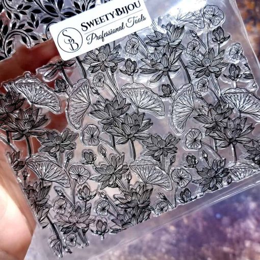 Amazing Lotuses and Leafs Stamp #52467