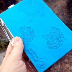 Three Gingko Leafs Texture - 145x95mm #148565