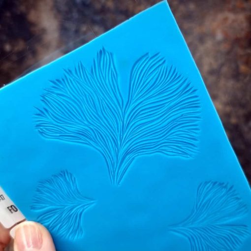 Four Gingko Leafs Texture - 145x95mm #148571