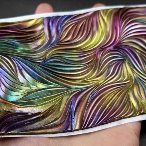 Hand carved Textures Shibori Silk 1 #148625