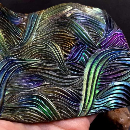 Hand carved Textures Shibori Silk 2 #148628