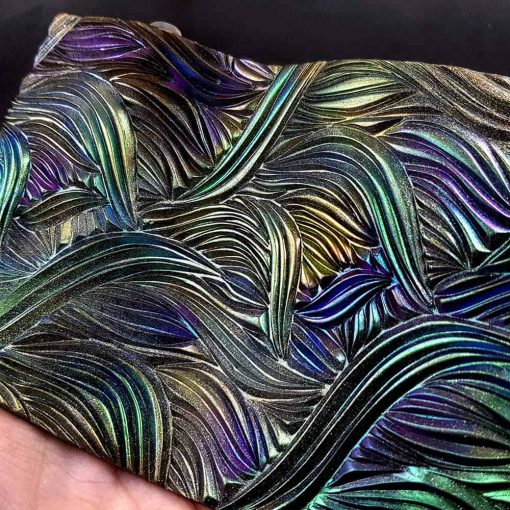 Hand carved Textures Shibori Silk 2 #148630