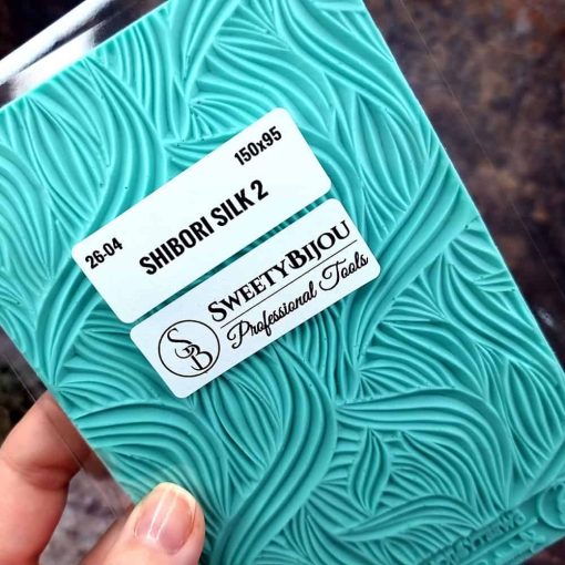 Hand carved Textures Shibori Silk 2 #148640