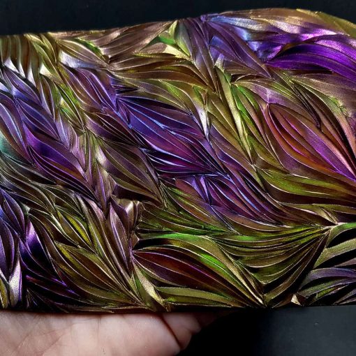 Hand carved Textures Shibori Silk 3 #148646