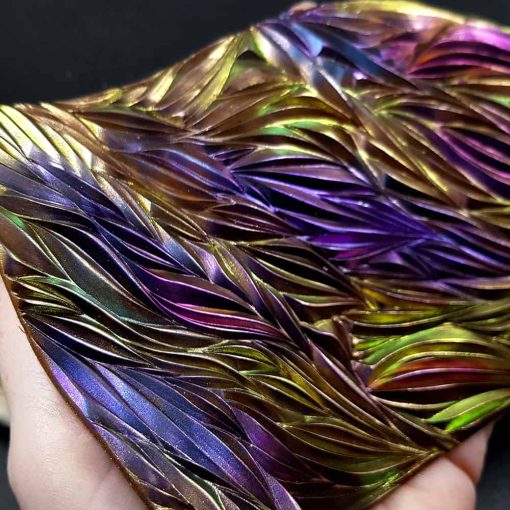 Hand carved Textures Shibori Silk 3 #148652