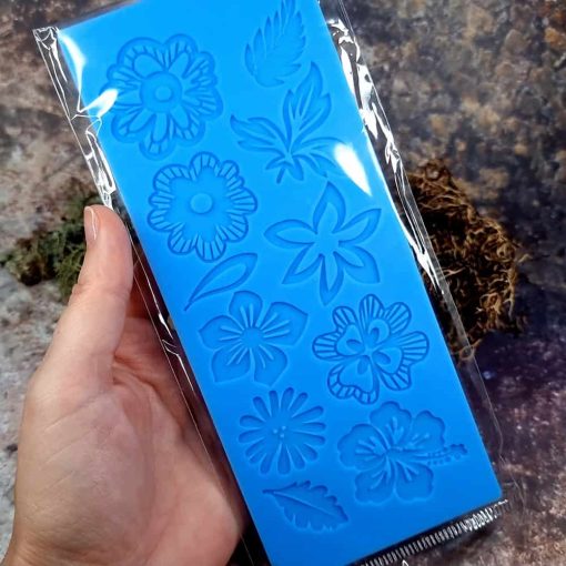 Thin mold Detailed Flowers #148514