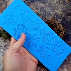 Thin mold Detailed Flowers #148519