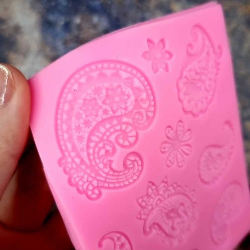 Thin mold Paisley #148531