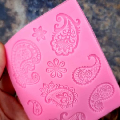 Thin mold Paisley #148532