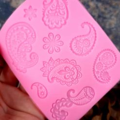 Thin mold Paisley #148533