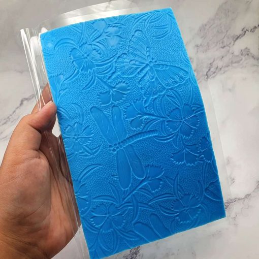 Dragonfly and Butterfly - Silicone Texture #153851